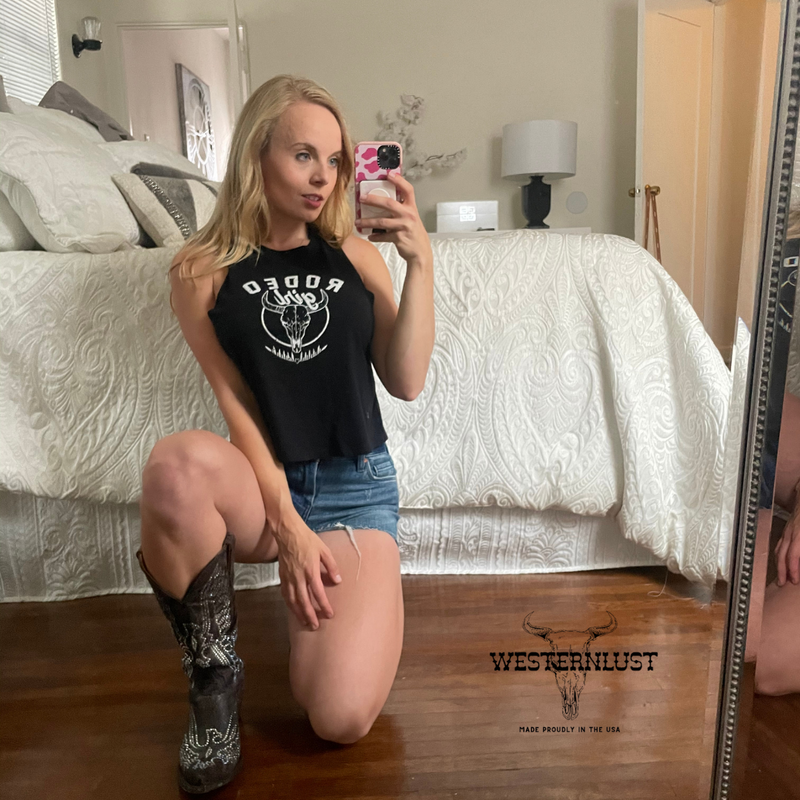 Rodeo Girl Muscle Tee