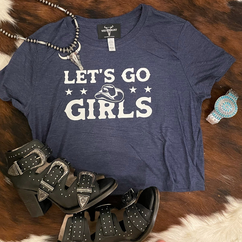 Let's Go Girls Flowy Crop