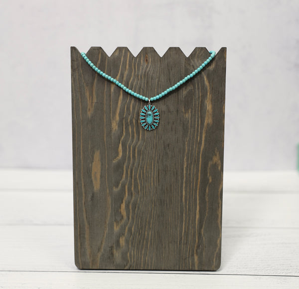 Turquoise Concho Choker