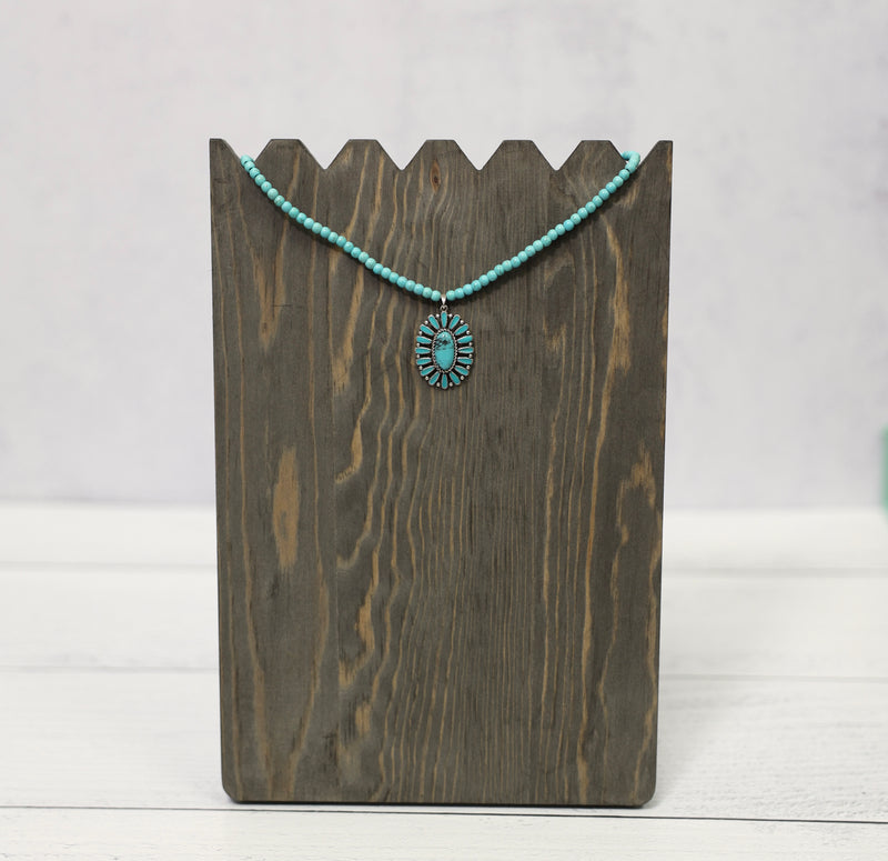 Turquoise Concho Choker