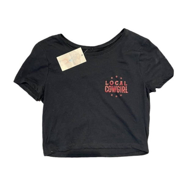 Local Cowgirl Crop Tee